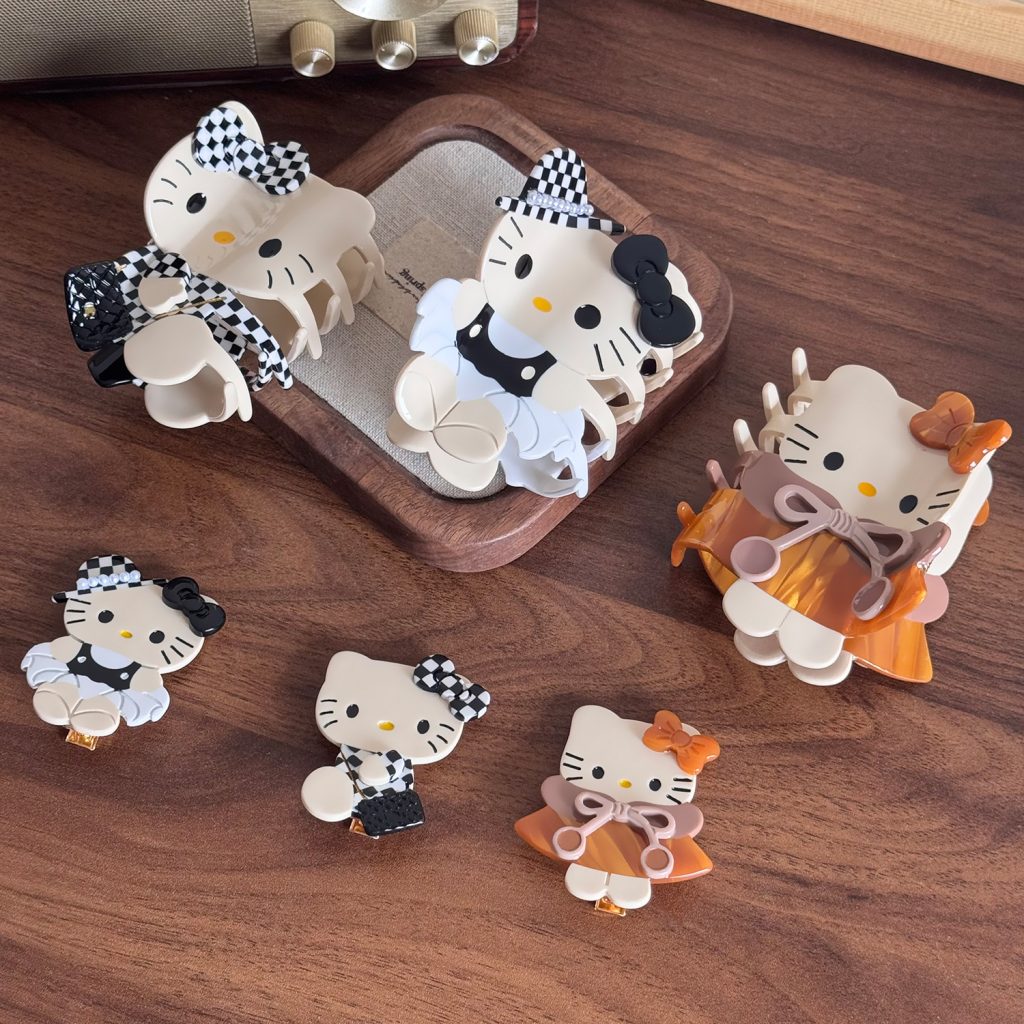 Acetic acid hair clip